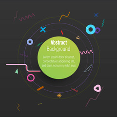 Obraz premium Geometric abstract background