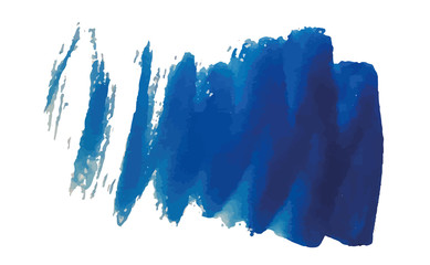 blue aquarell colours print