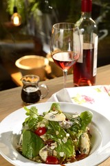 Green leaves salad