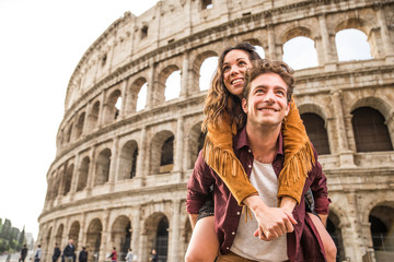 Couple at Colosseum, Rome