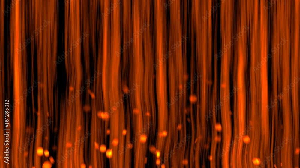Aufkleber abstract background with vertical lines and particles. seamless loop