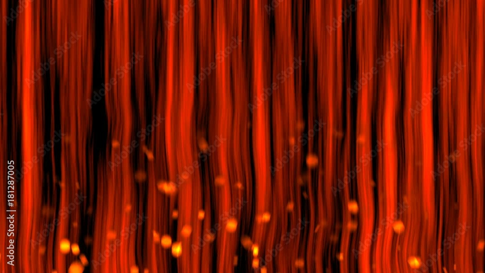 Poster abstract background with vertical lines and particles. seamless loop