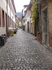 Ruhige Straße in Heidelberg