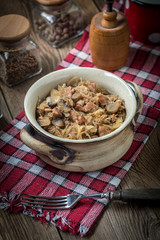 Traditional polish sauerkraut (bigos).