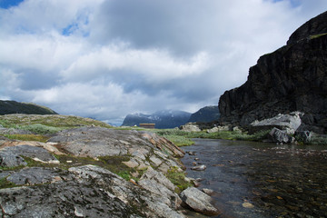Landschaft in Sogn og Fjordane, Norwegen