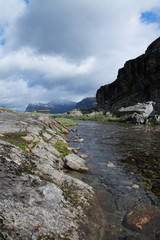 Fototapeta na wymiar Landschaft in Sogn og Fjordane, Norwegen