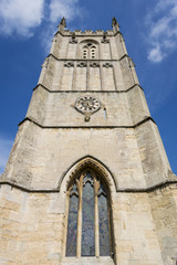 Fototapeta na wymiar Saint Mary the Virgin Church Tower