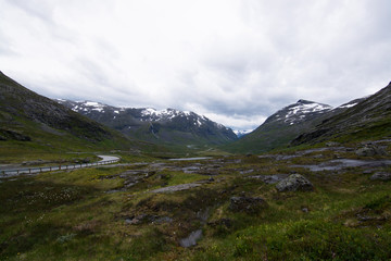 Fototapeta na wymiar Valldalen, Moere og Romsdal, Norwegen