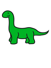 langhals hals lang süß niedlich klein kinder groß comic cartoon dinosaurier saurier dino