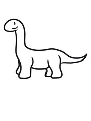 langhals hals lang süß niedlich klein kinder groß comic cartoon dinosaurier saurier dino