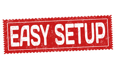 Easy setup grunge rubber stamp