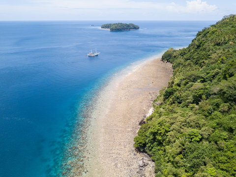 Aerial View Of Banda Islands