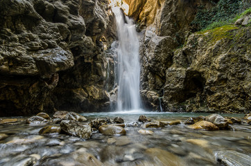 Catafurco waterfall, Nebrodi Park, Sicily.