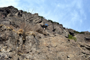 三つ峠山・屏風岩