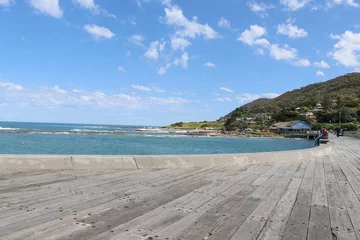 Foto op Canvas The view looking towards the foreshore, from the end of the Lorne pier © Kim Britten