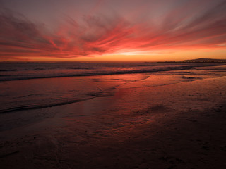 Sunset at Seal Beach