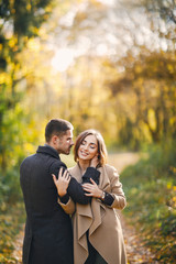 Fototapeta premium couple in the park