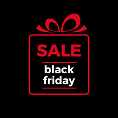 Black friday sale, vector background