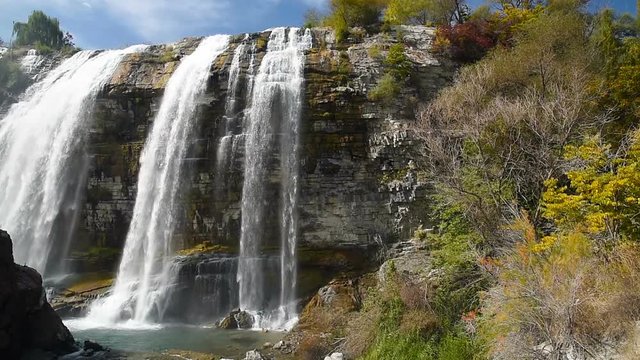 Tortum waterfall in Eastern Anatolia.Turkey