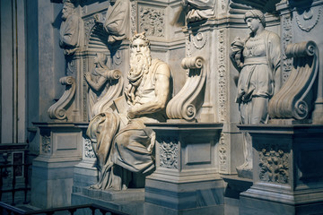 Michelangelo's Moses in the basilica 2