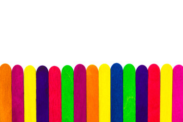 Colorful wooden abstract background