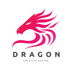 Dragon Logo Template.
