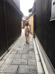 Obraz na płótnie Canvas Kimono girl