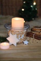 einfache tischdeko zum advent