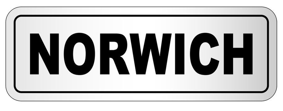 Norwich City Nameplate