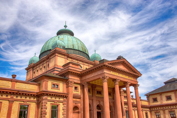 Kaiser-Wilhelms-Bad im Kurpark von Bad Homburg vor der Höhe, Hessen