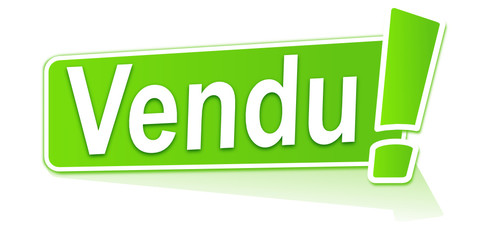 vendu sur étiquette verte