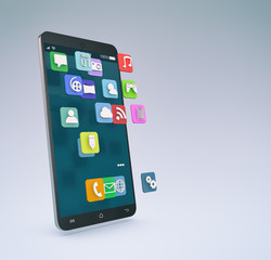 concept of mobile apps