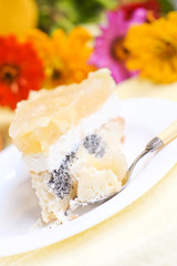 Apple cake with poppy seeds
