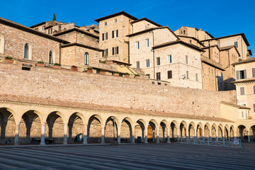 Fototapeta na wymiar Assisi, Italy. View of old city