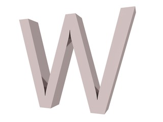 Obraz premium alphabet argent brossé