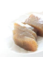 Japanese food, konjac block