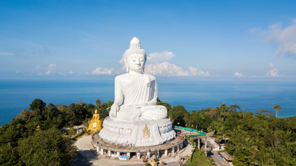  Phuket big Buddha at sunset time from big Buddha viewpoint can see around Phuket island