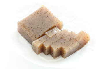 Japanese food, konjac block