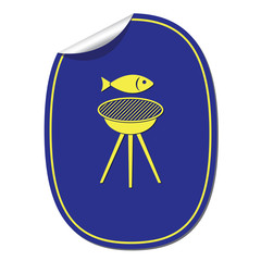 Grilled fish icon