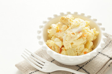 potato and carrot egg salad