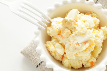 potato and carrot egg salad