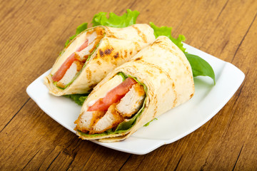 Chicken bread roll
