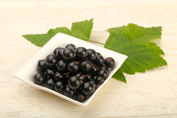 Ripe black currants