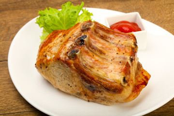 Roasted pork
