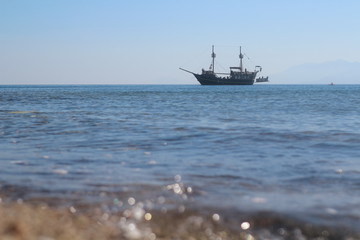 Blick zu neuen Ufern richten