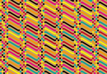 テキスタイル　四角形　模様