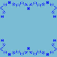 Snowflake frame 30.11