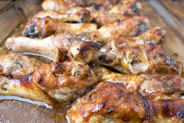 Obraz na płótnie Canvas appetizing chicken legs