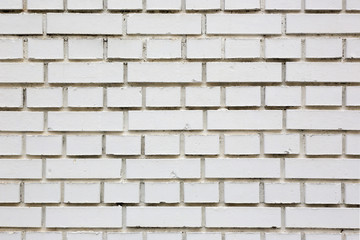 wall made of white brick