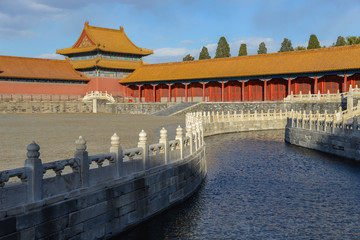 Wassergraben, Verbotene Stadt, Beijing, China